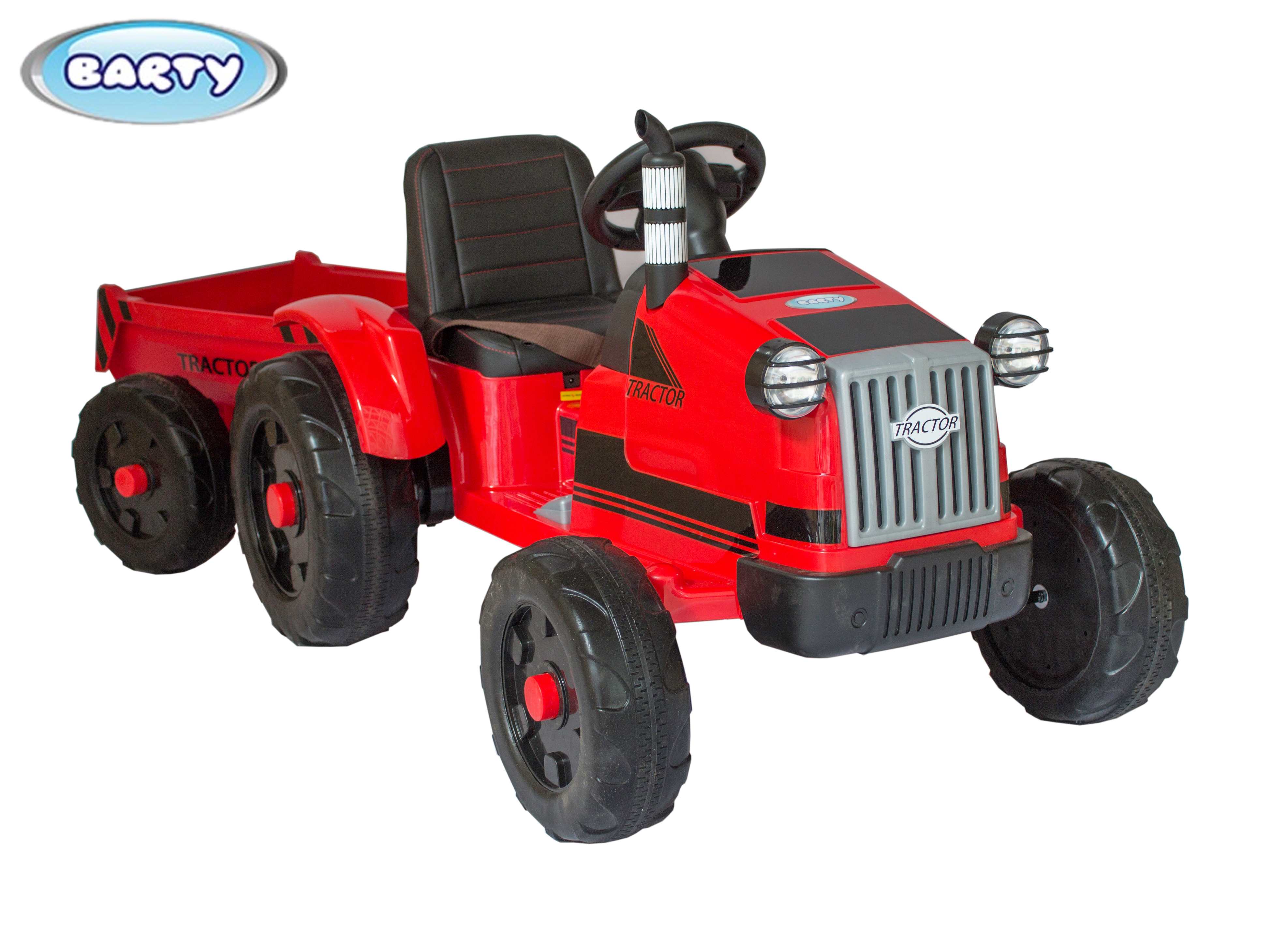 Трактор с прицепом BARTY красный TR 55